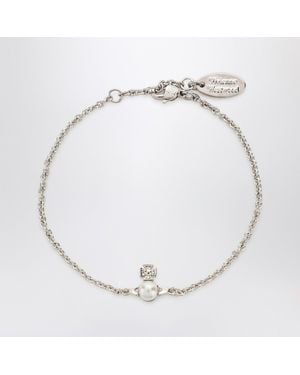 Vivienne Westwood Balbina Bracelet With Pearl - Metallic