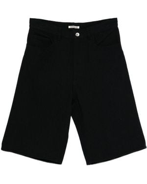 AURALEE Silk Shorts - Black