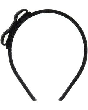 Ferragamo Fabric Hairband - Black