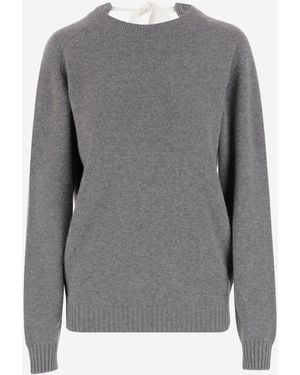 Carven Cashmere Sweater - Gray