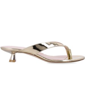 Stuart Weitzman Elegant Flat Shoes For - Metallic