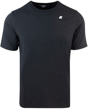 K-Way T -Shirt Adam Stretch Jersey Schwarz rein