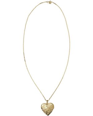 PUCCI Collar con colgante de corazón de - Blanco