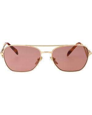 Prada Geometrische Sonnenbrille 0pr A50 S 5 AK08 M - Pink