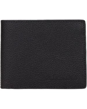 Testoni Portafogli Uomo Pelle Nero - Black