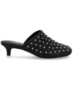 Ash Studded Mules - Black