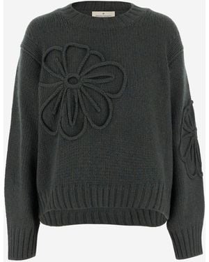 Bruno Manetti Wool Blend Jumper - Grey