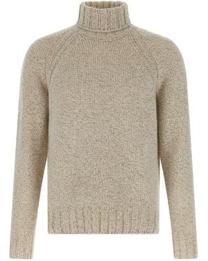 ZEGNA Cashmere Rollkragenpullover Pullover - Grau