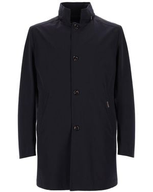 Moorer "Hektor Kn" Coat - Blue