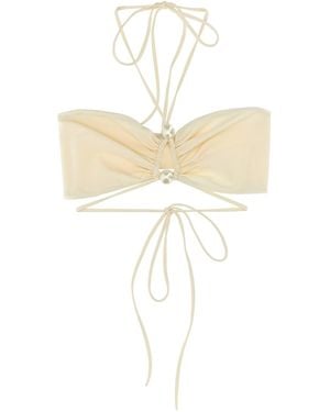 Magda Butrym 'Swim Bra 03' Bikini Top - Weiß