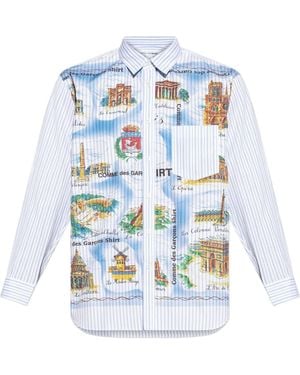 Comme des Garçons Shirt Woven - Blue