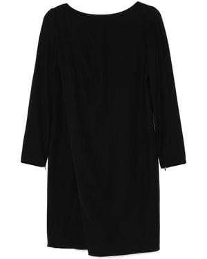 Emporio Armani Cady Vestido corto - Negro