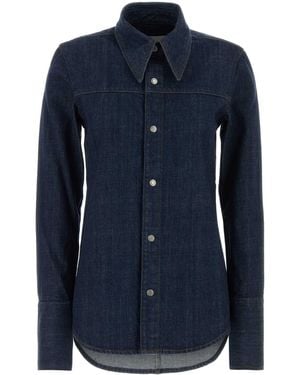 Ami Paris Blue Denim Shirt