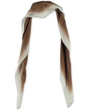 Lardini Bufandas Marrón - Blanco
