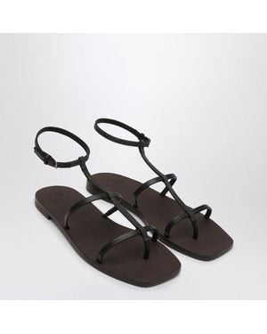 Brunello Cucinelli Sandals With Precious Strap - Black