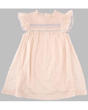 Louise Misha Vestito Con Ricamo - Pink
