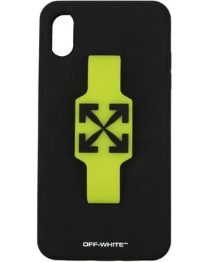 Off-White c/o Virgil Abloh Gebroken Witte Iphone-deur Iphone Xs Max Men Pvc Black - Zwart