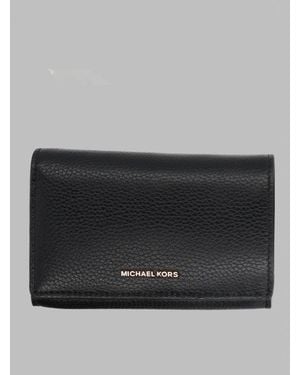 MICHAEL Michael Kors Mini Wallet With Signature Detailing - Black