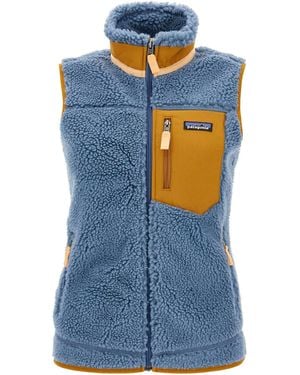 Patagonia Frauen 's Klassiker Retro X Fleece Weste - Blau