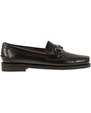 Sebago Classic Joe Moccasin With Horsebit - Black