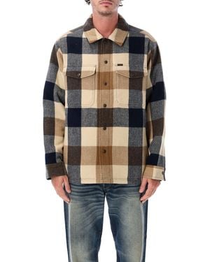 Filson Plaid Wool Shirt Jacket - Blue