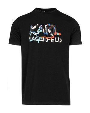 KARL LAGERFELD Camiseta Negra - Negro