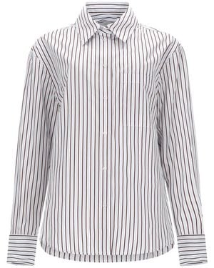 Loulou de Saison Maud Striped Shirt - White