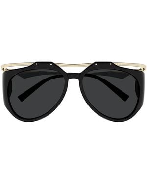 Saint Laurent Sl M137 Amelia 001 Goud/zwart Damess Zonnebril