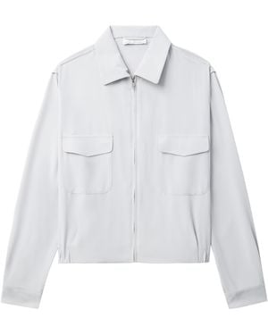 Random Identities Identidades aleatorias "Simmo Vintage" Zip Up Blouson - Blanco