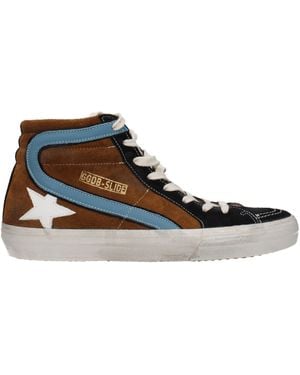 Golden Goose Trainers Slide Classic Suede - Brown