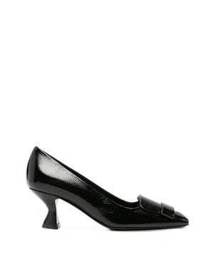 Sergio Rossi Leather Pumps - Black