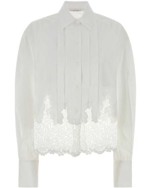 Ermanno Scervino White Poplin Shirt