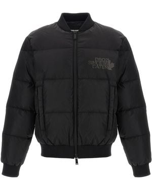 DSquared² Gepolsterte Bomberjacke - Grau