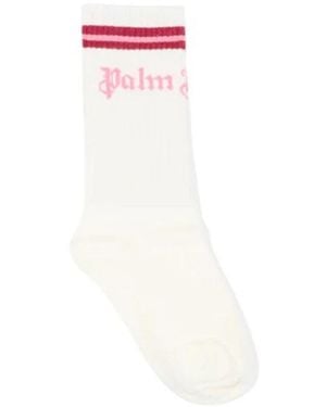 Palm Angels Socks - White