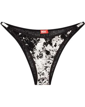 Diesel X Fenty By Rihanna Fishnet-String Perizoma - Black