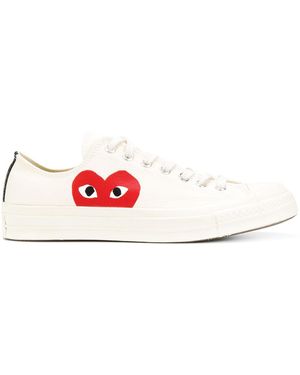 COMME DES GARÇONS PLAY Comme des Garçons spielen Big Heart CT70 Low Top Shoes - Weiß