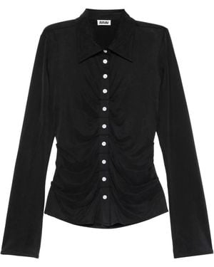 AVAVAV Pleated Shirt - Black