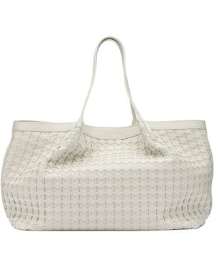 Serapian "Secret" Large Shoulder Bag - Natural