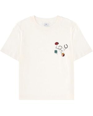 Paul Smith Graphic Crew Neck T-Shirt - White