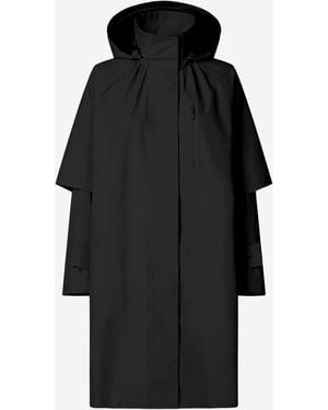 Save The Duck Nylon Jacket With Hood - Black