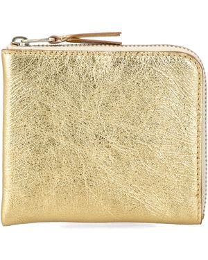 Comme des Garçons Line Mini Zip Wallet - Natural