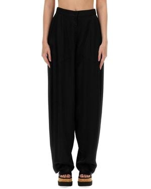 Stella McCartney High Waist Pants - Black