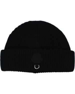 Moncler Willow Smith Virgin Wool Hat - Black