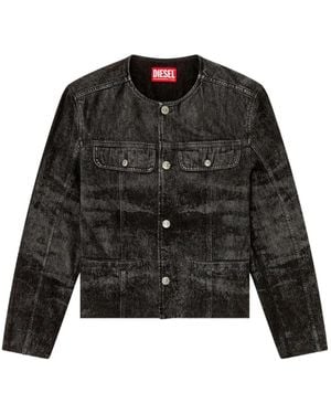 DIESEL Denimjacke D-Aberdeen-Fsh2 - Schwarz