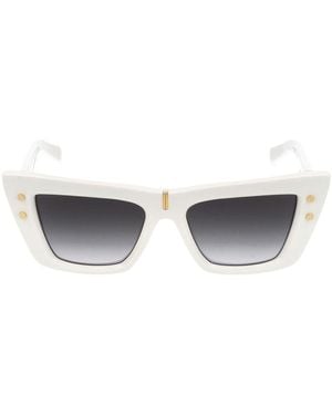 Balmain Sunglasses Bps 156 C B Eye Wht Gld /18/145 - Black