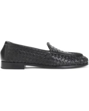 Bottega Veneta Silenzio Loafers - Black