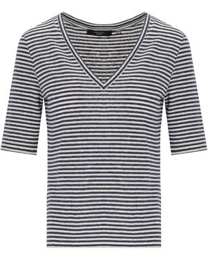 Weekend by Maxmara Opzione Striped T Shirt - Blue