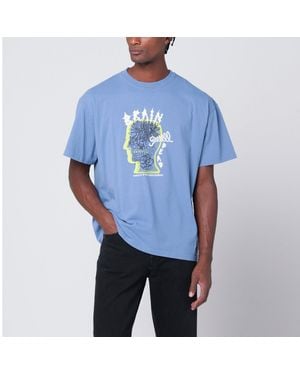 Brain Dead Light Ringing Ear T Shirt - Blue