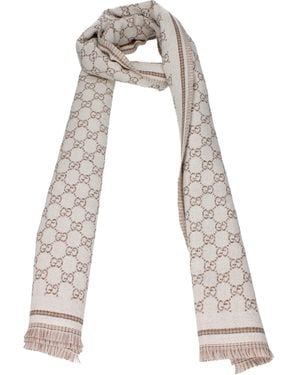 Gucci Scarves Wool/Ivory - Grey