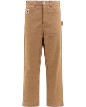 Bode Cotton Pants - Natural